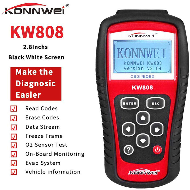 KW808 auto dijagnostika OBD II